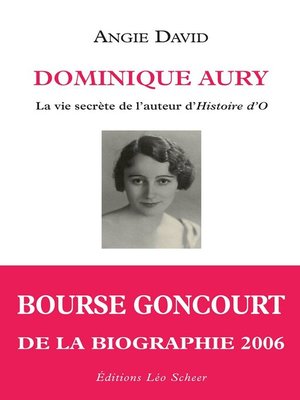 cover image of Dominique Aury
